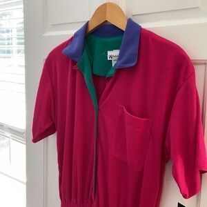 VTG 80s shorts jumpsuit